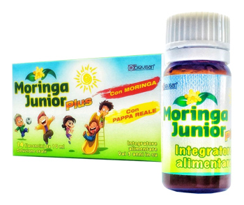 MORINGA JUNIOR PLUS 10 FLACONCINI DA 10 ML - pharmaluna