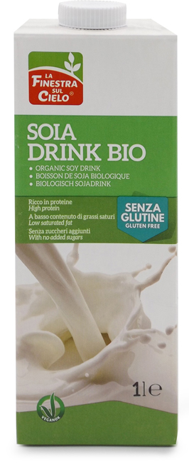 BEVANDA SOIA DRINK SENZA GLUTINE BIO 1 LITRO - pharmaluna