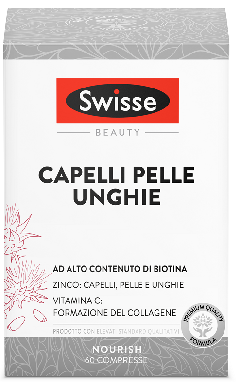 SWISSE CAPELLI PELLE UNGHIE 60 COMPRESSE - pharmaluna