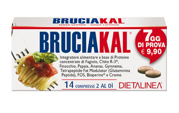 BRUCIAKAL 7 DAYS 14 COMPRESSE DIETALINEA - pharmaluna
