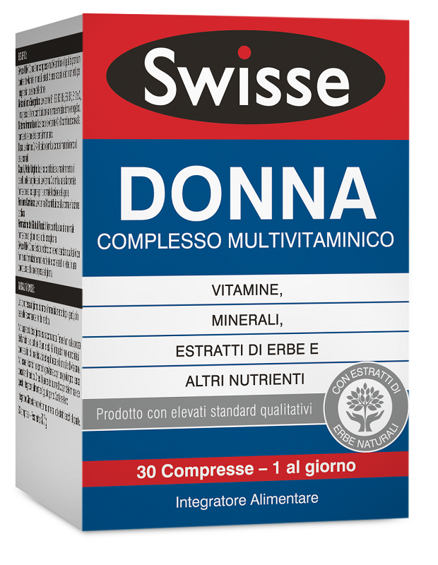 SWISSE MULTIVITAMINICO DONNA 30 COMPRESSE - pharmaluna