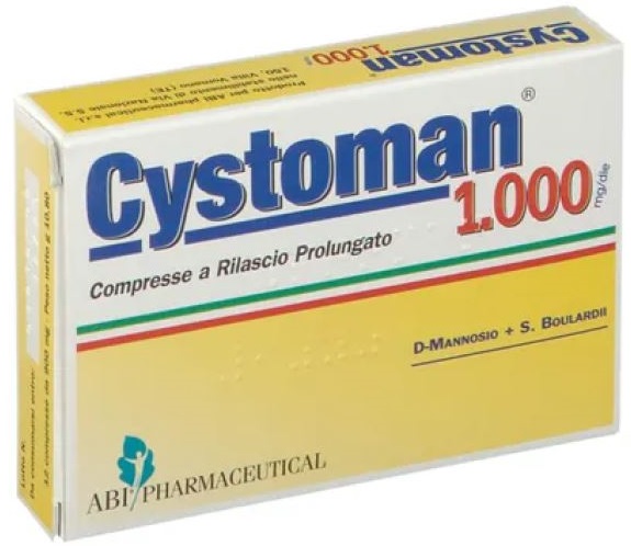 CYSTOMAN 1000 12 COMPRESSE - pharmaluna
