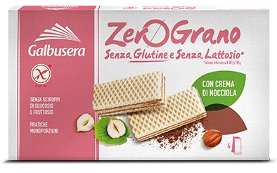ZEROGRANO WAFER NOCCIOLA 180 G - pharmaluna