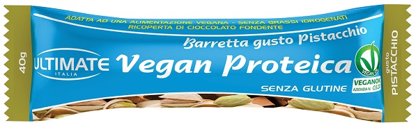 ULTIMATE BARRETTA VEGAN PROTEICA PISTACCHIO 40 G - pharmaluna