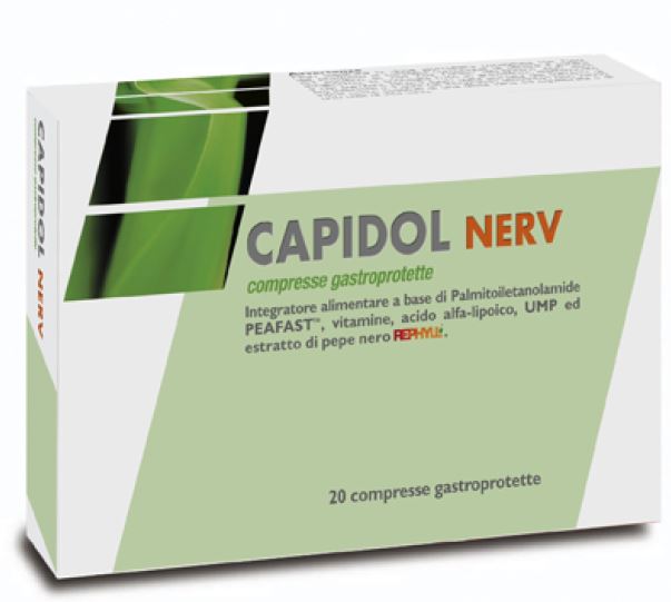 CAPIDOL NERV 20 COMPRESSE GASTROPROTETTE - pharmaluna