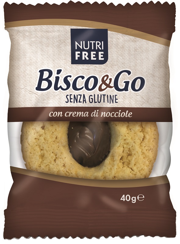 NUTRIFREE BISCO&GO CREMA DI NOCCIOLE 40 G - pharmaluna