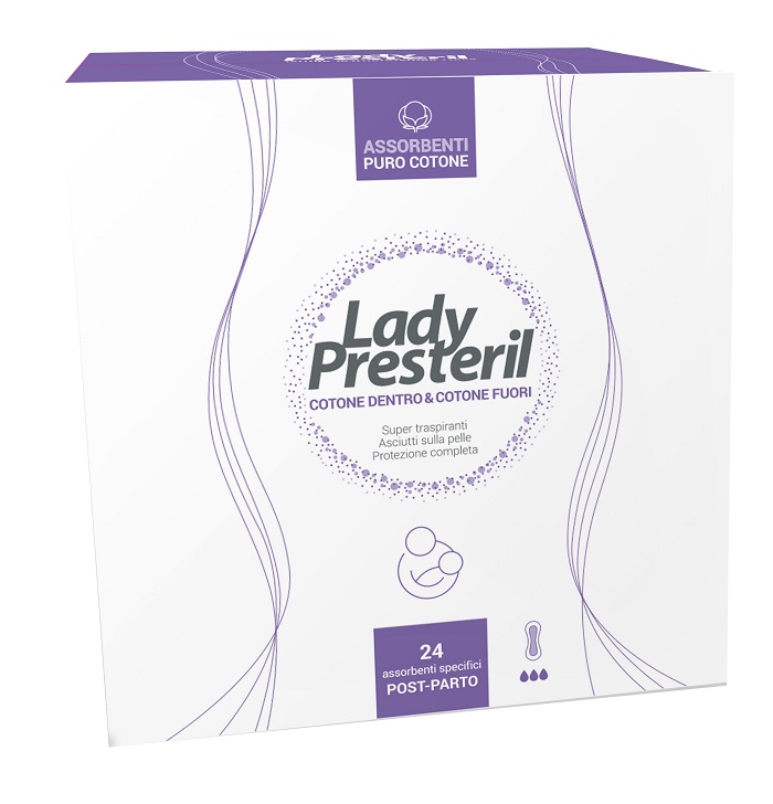 LADY PRESTERIL POSTPARTO 24 PEZZI - pharmaluna