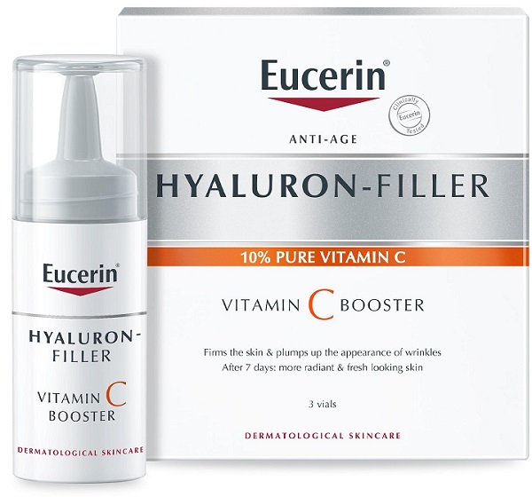 EUCERIN HYALURON-FILLER VITAMIN C BOOSTER 3 X 8 ML - pharmaluna