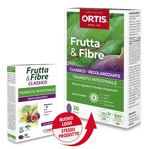 FRUTTA & FIBRE CLASSICO 30 COMPRESSE - pharmaluna