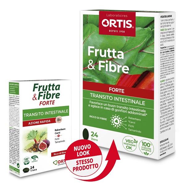 FRUTTA & FIBRE FORTE 24 COMPRESSE - pharmaluna