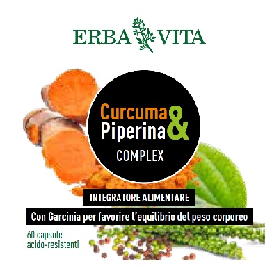 CURCUMA&PIPERINA COMPLEX 60 CAPSULE - pharmaluna