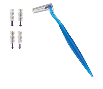 CURAPROX CPS REGULAR CPS 18 CON 4 SCOVOLINI + SUPPORTO - pharmaluna