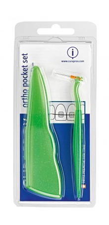 CURAPROX CPS ORTHO POCKET SET 1 SET COMPOSTO DA 1 SUPPORTO UHS 451+CPS SCOVOLINI 07/14/18+1 BARRETTA CERA ORTODONTICA - pharmaluna