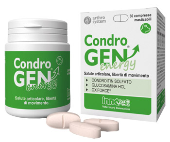 CONDROGEN ENERGY 30 COMPRESSE MASTICABILI - pharmaluna
