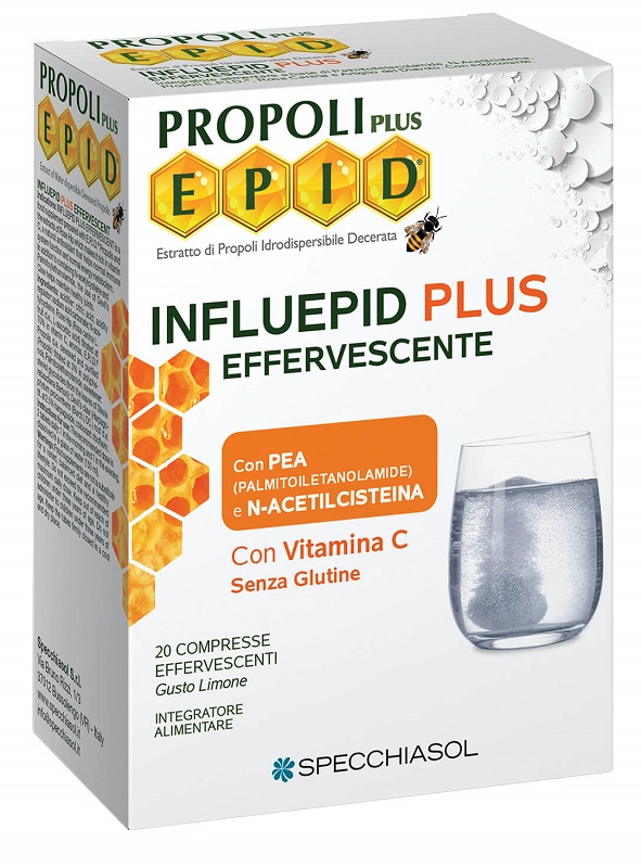 INFLUEPID PLUS EFFERVESCENTE PEA 20 COMPRESSE - pharmaluna