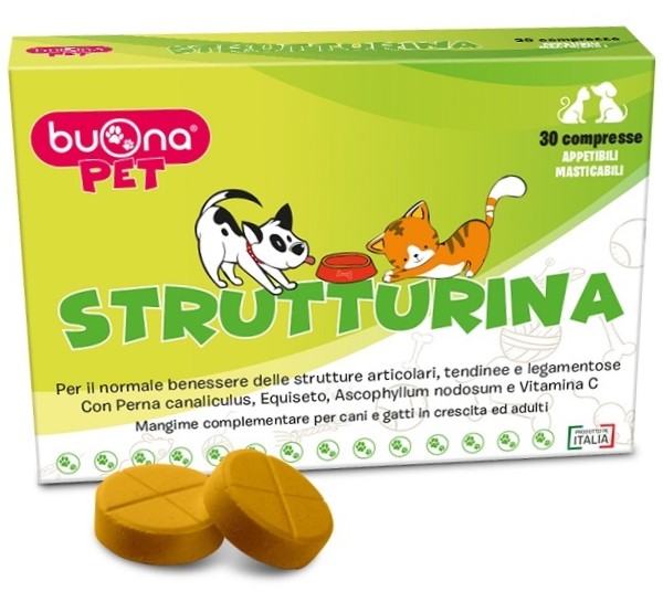 BUONAPET STRUTTURINA 30 COMPRESSE - pharmaluna