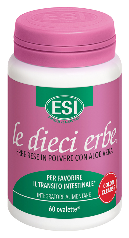 ESI LE DIECI ERBE COLON CLEANSE 60 OVALETTE - pharmaluna