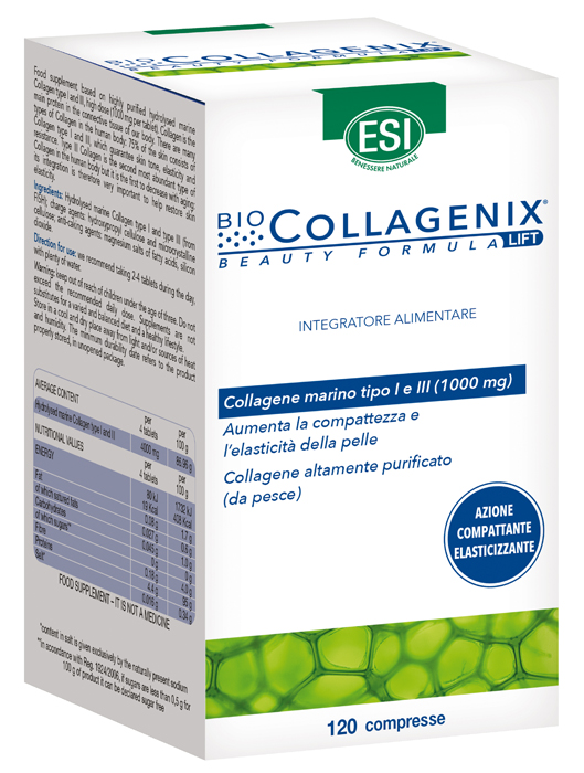 ESI BIOCOLLAGENIX 120 COMPRESSE - pharmaluna