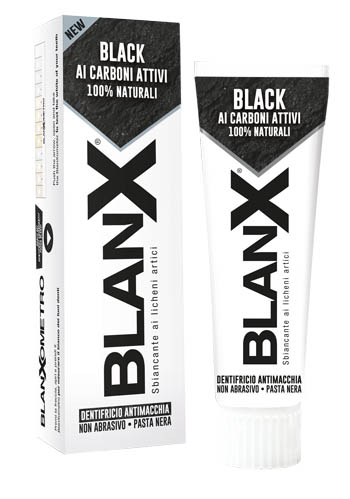 BLANX BLACK CARBONE 75 ML - pharmaluna