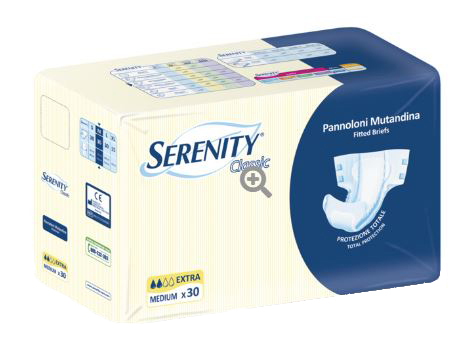 SERENITY PANNOLONE A MUTANDINA CLASSIC EXTRA XL 15 PEZZI - pharmaluna