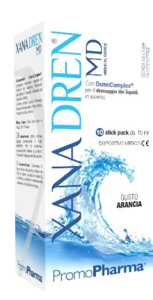 XANADREN MD ARANCIA 10 STICK PACK X 15 ML - pharmaluna