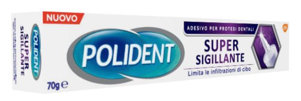 POLIDENT SUPER TENUTA+SIGILLANTE ADESIVO PROTESI DENTALE 70 G - pharmaluna