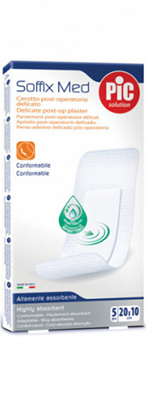 CEROTTO IN STRISCE PIC SOFFIX MED 20X10 S - pharmaluna