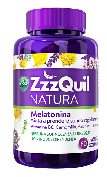 VICKS ZZZQUIL NATURA 60 PASTIGLIE GOMMOSE - pharmaluna