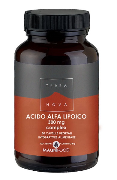 TERRANOVA ACIDO ALFA LIPOICO 300MG COMPLEX 50 CAPSULE - pharmaluna