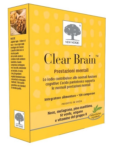 CLEAR BRAIN 120 COMPRESSE - pharmaluna