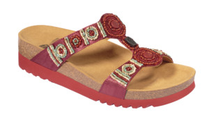 NEW BOGOTA' WEDGE SATIN RED numero 37 - pharmaluna