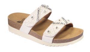 SCARPA ZAFIRAH CANVAS + BEADS W OFF WHITE TOMAIA IN CANVAS+PERLINE FODERA IN MICROFIBRA SOTTOPIEDE IN MICROFIBRA SUOLA EVA 39 - pharmaluna