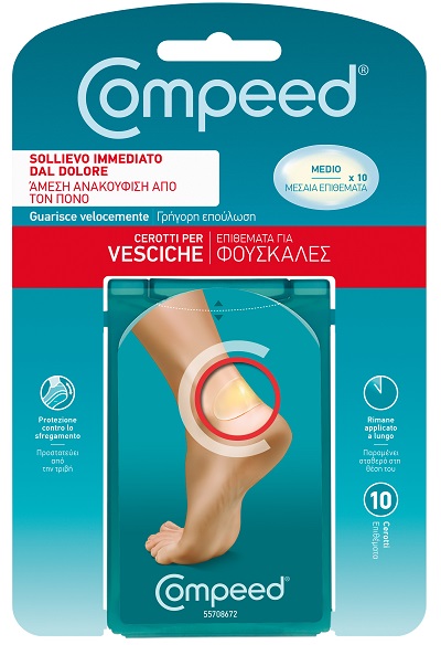 COMPEED CEROTTO VESCICHE MEDIO 10 PEZZI - pharmaluna