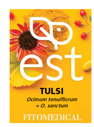 TULSI ESTRATTO SECCO 60 TAVOLETTE - pharmaluna