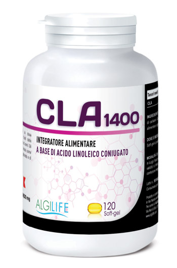 CLA 1400 ACIDO LINOLEICO CONIUGATO 120 SOFT GEL - pharmaluna