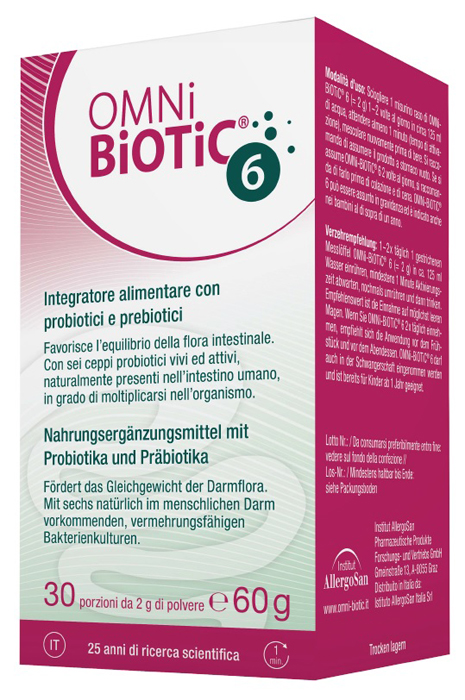OMNI BIOTIC 6 BARATTOLO 60 G - pharmaluna