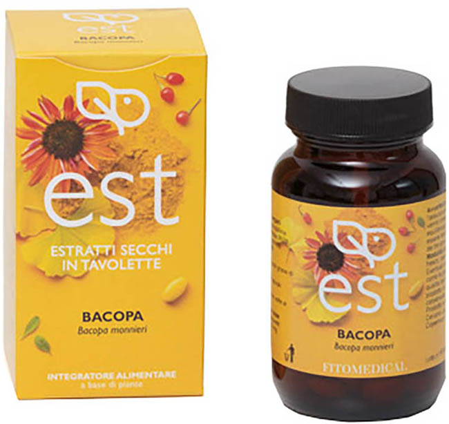 BACOPA ESTRATTO SECCO 60 TAVOLETTE - pharmaluna