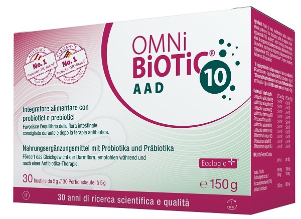 OMNI BIOTIC 10 AAD 30 BUSTINE DA 5 G - pharmaluna