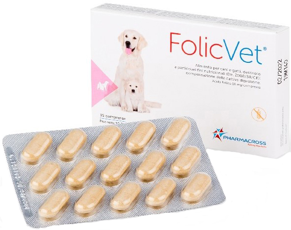 FOLICVET 15 COMPRESSE - pharmaluna