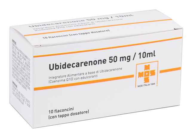 UBIDECARENONE 50MG/10ML POLVERE E SOLVENTE PER SOSPENSIONE ORALE 10 FLACONCINI - pharmaluna