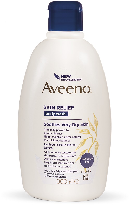 AVEENO SKIN RELIEF WASH 300 ML - pharmaluna
