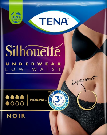 TENA SILHOUETTE NOIR L 9 PEZZI - pharmaluna
