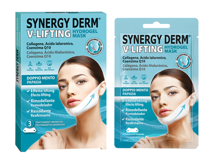 SYNERGY DERM V LIFTING HYDROGEL MASK DOPPIO MENTO - pharmaluna