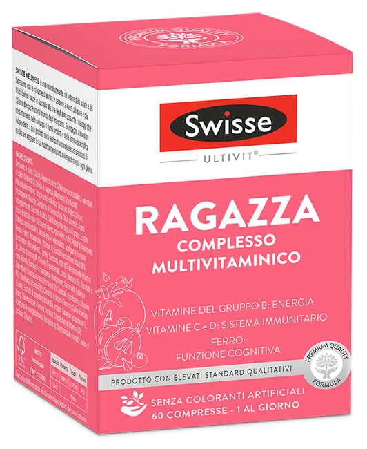 SWISSE MULTIVITAMINICO RAGAZZA 60 COMPRESSE - pharmaluna