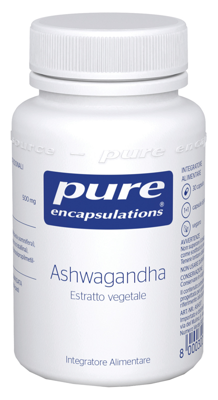 PURE ENCAPSULATIONS ASHWAGANDHA 30 CAPSULE - pharmaluna