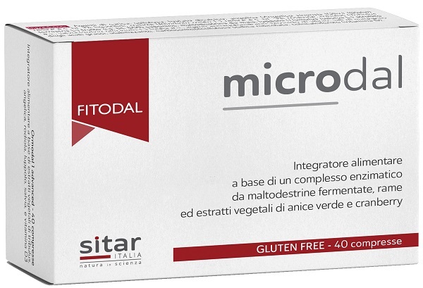 MICRODAL 40 COMPRESSE FITODAL - pharmaluna