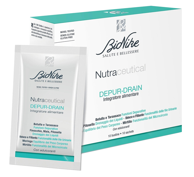 NUTRACEUTICAL DEPUR-DRAIN 10 BUSTINE - pharmaluna