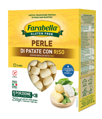FARABELLA PERLE PATATE CON RISO 250 G - pharmaluna