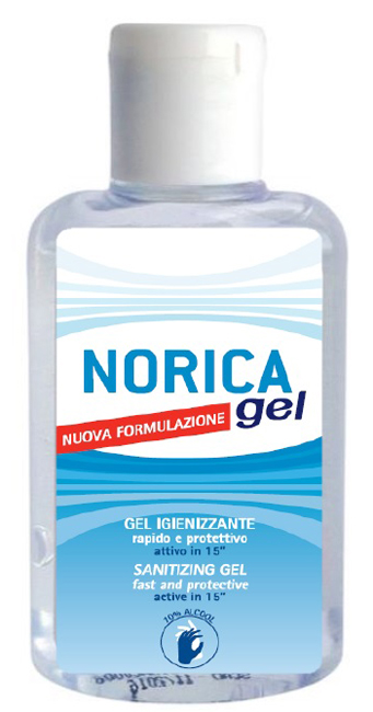 NORICA GEL IGIENIZZANTE MANI NUOVA FORMULAZIONE 80 ML - pharmaluna