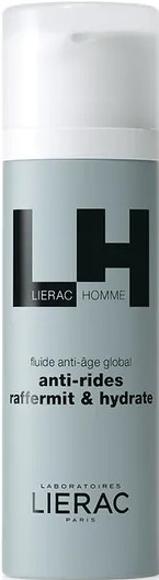 LIERAC HOMME FLUIDO ANTI ETA' GLOBALE 50 ML - pharmaluna